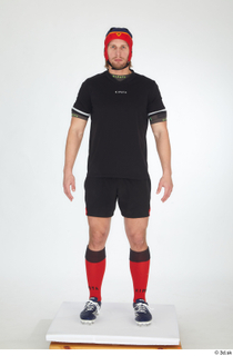 Erling dressed rugby clothing rugby player sports standing whole body…